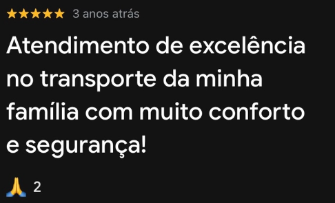 Avaliação real de cliente